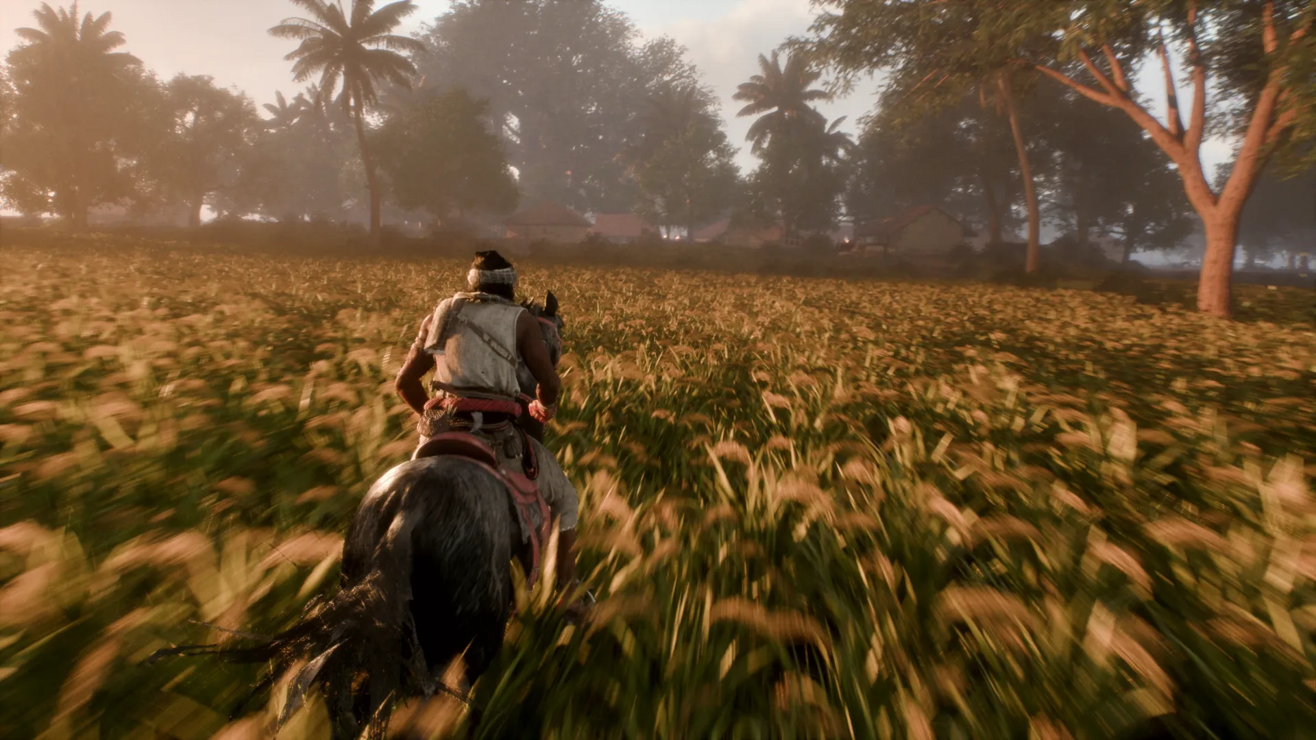A lone rider crossing the plains of Son of Thanjai