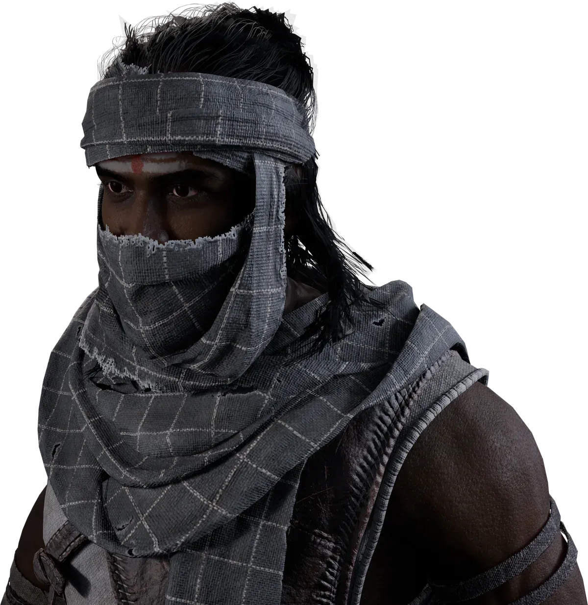 Head scarf, Son of Thanjai cosplay reference